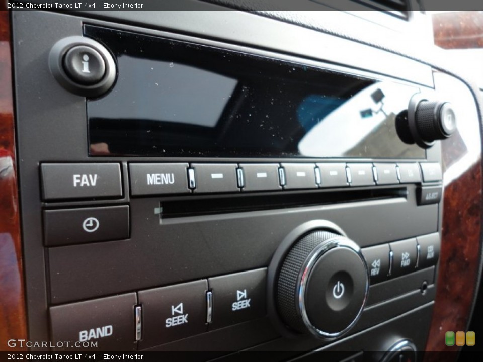 Ebony Interior Audio System for the 2012 Chevrolet Tahoe LT 4x4 #56110459