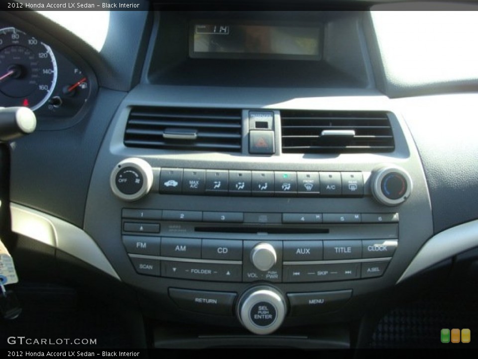 Black Interior Controls for the 2012 Honda Accord LX Sedan #56110739