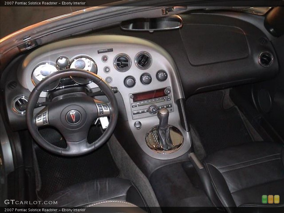 Ebony Interior Dashboard for the 2007 Pontiac Solstice Roadster #56111942