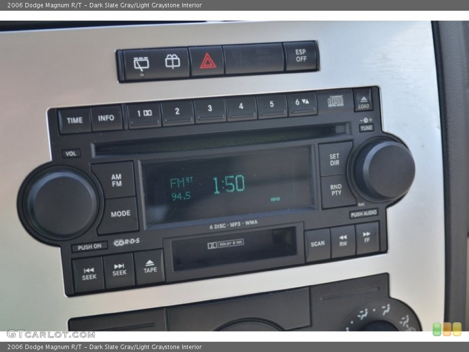 Dark Slate Gray/Light Graystone Interior Audio System for the 2006 Dodge Magnum R/T #56112314
