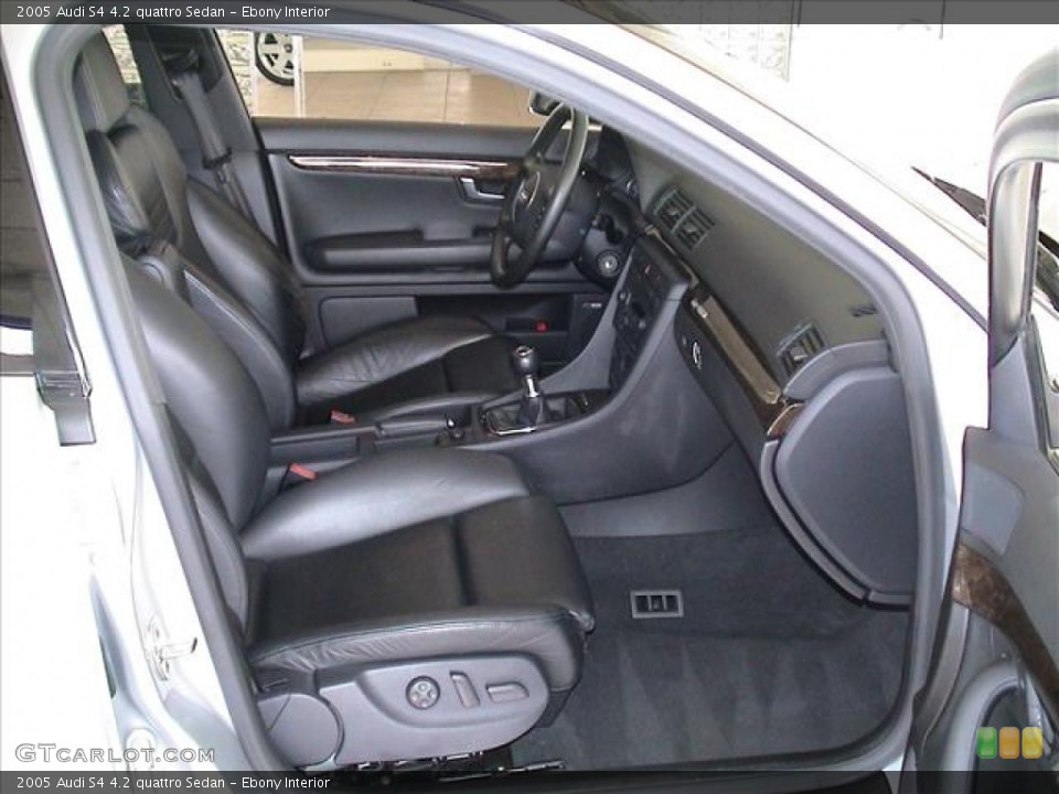 Ebony Interior Photo for the 2005 Audi S4 4.2 quattro Sedan #56113430