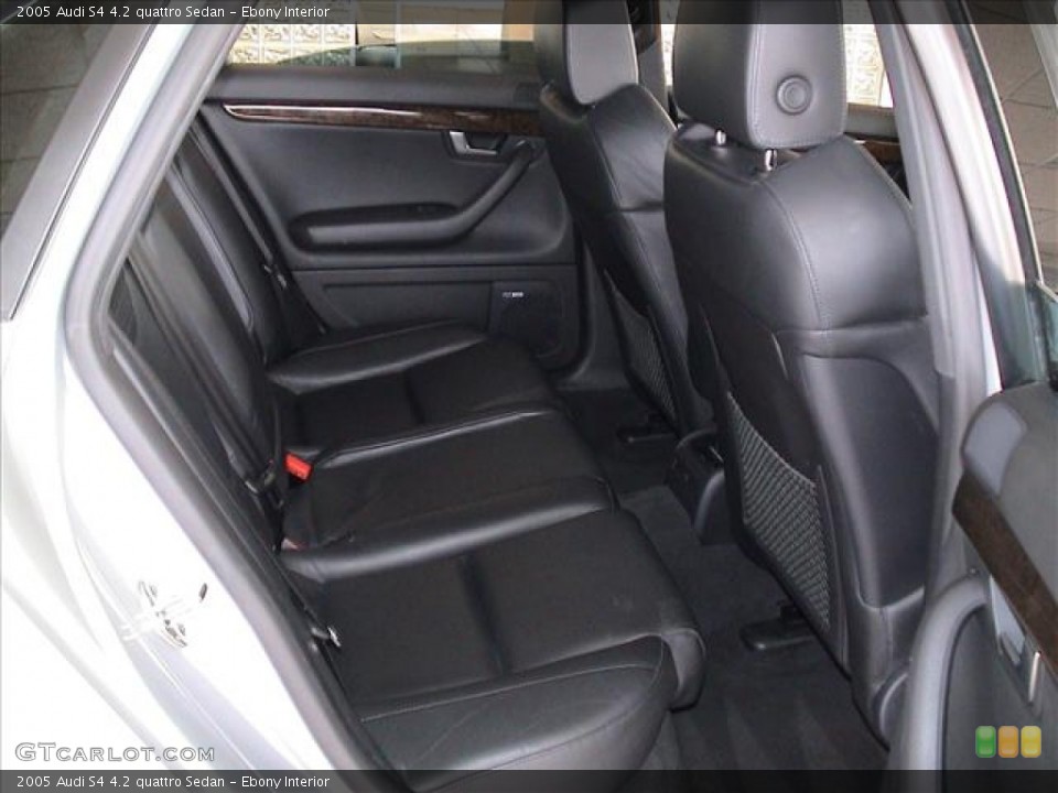 Ebony Interior Photo for the 2005 Audi S4 4.2 quattro Sedan #56113451