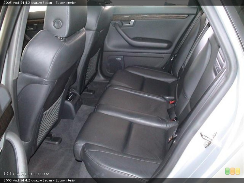 Ebony Interior Photo for the 2005 Audi S4 4.2 quattro Sedan #56113460