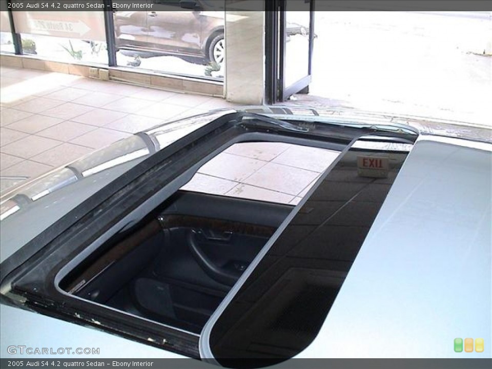 Ebony Interior Sunroof for the 2005 Audi S4 4.2 quattro Sedan #56113468
