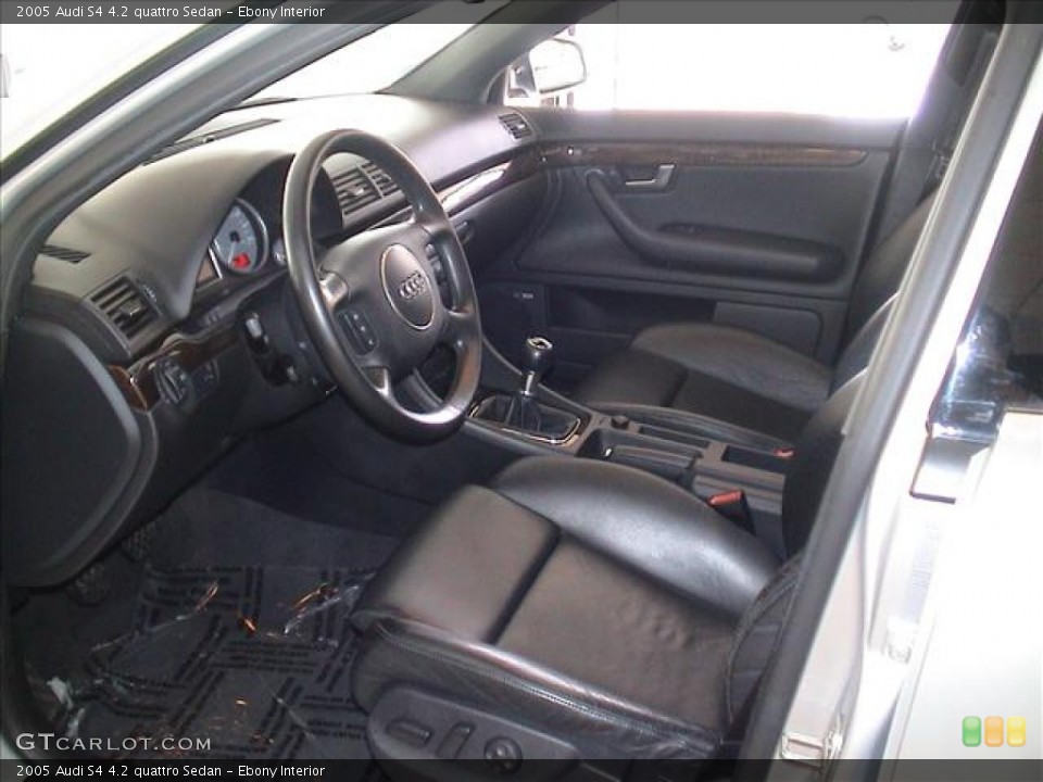 Ebony Interior Photo for the 2005 Audi S4 4.2 quattro Sedan #56113477