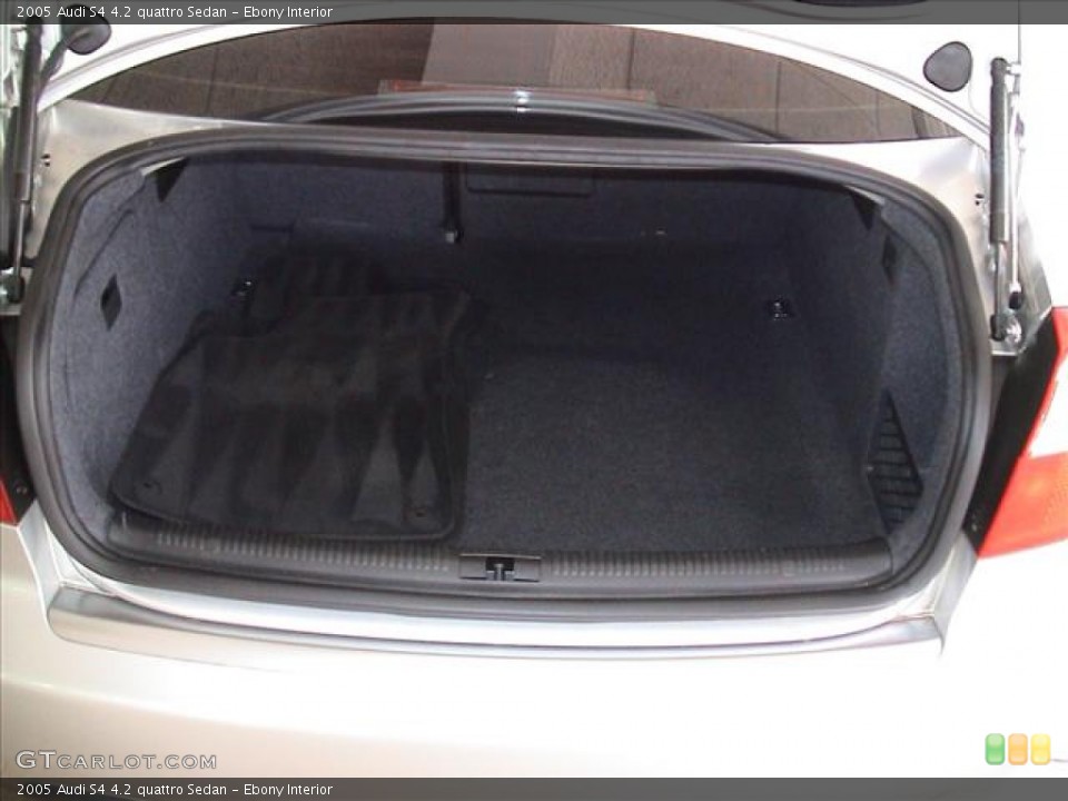 Ebony Interior Trunk for the 2005 Audi S4 4.2 quattro Sedan #56113523