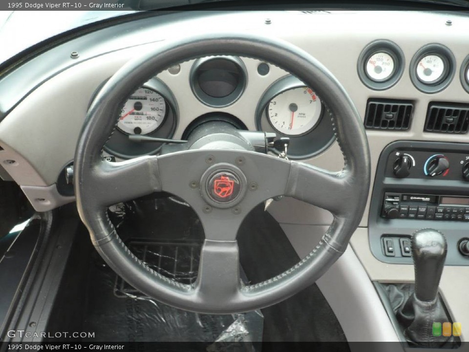 Gray Interior Steering Wheel for the 1995 Dodge Viper RT-10 #56114177