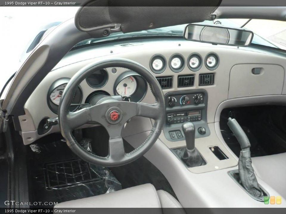 Gray Interior Dashboard for the 1995 Dodge Viper RT-10 #56114303