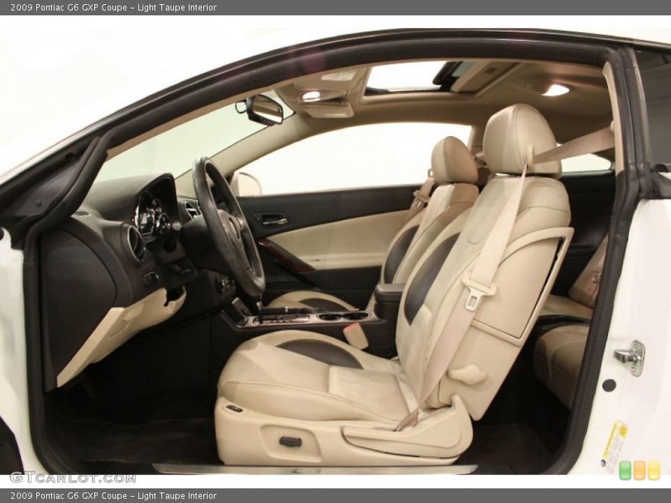 Light Taupe Interior Photo for the 2009 Pontiac G6 GXP Coupe #56114412
