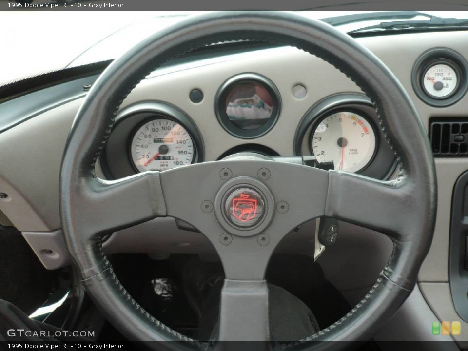 Gray Interior Steering Wheel for the 1995 Dodge Viper RT-10 #56114420