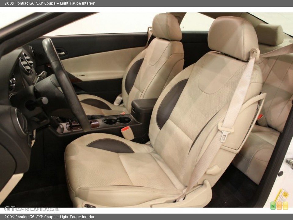 Light Taupe Interior Photo for the 2009 Pontiac G6 GXP Coupe #56114423