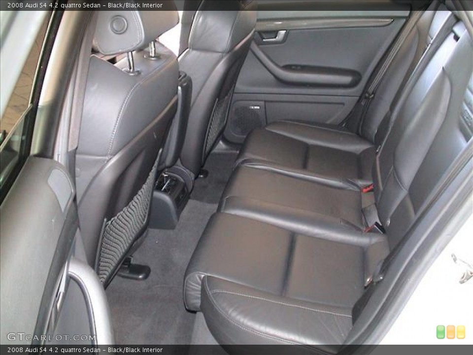 Black/Black Interior Photo for the 2008 Audi S4 4.2 quattro Sedan #56115951