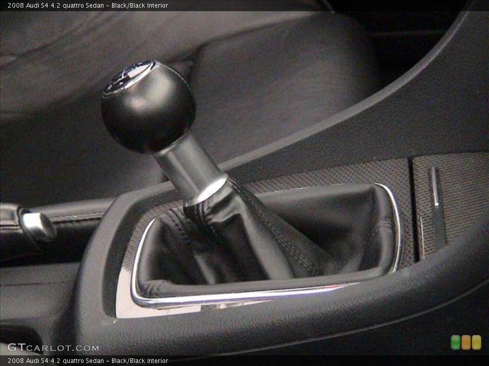 Black/Black Interior Transmission for the 2008 Audi S4 4.2 quattro Sedan #56116067