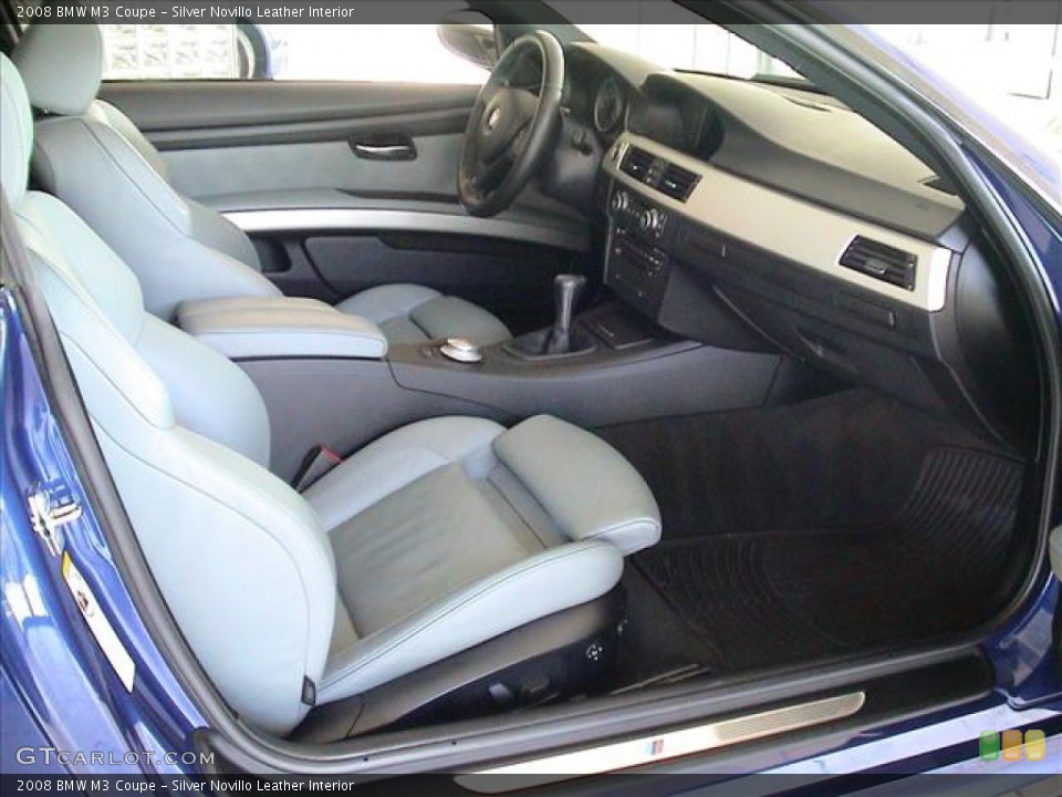Silver Novillo Leather Interior Photo for the 2008 BMW M3 Coupe #56118161
