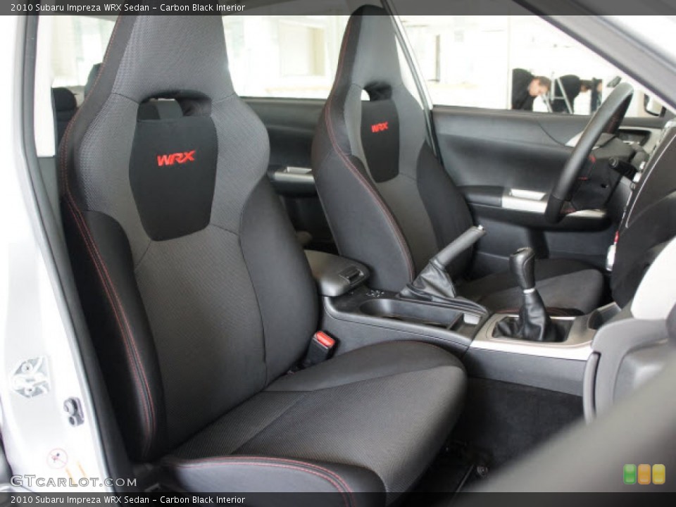 Carbon Black Interior Photo for the 2010 Subaru Impreza WRX Sedan #56118476