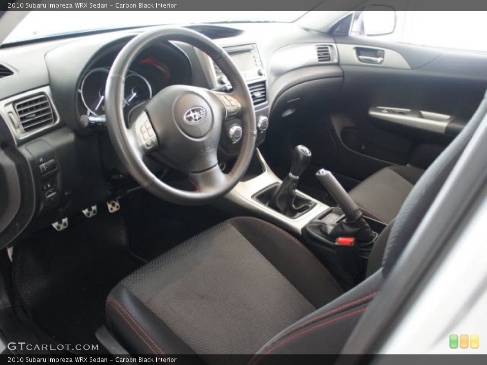 Carbon Black Interior Photo for the 2010 Subaru Impreza WRX Sedan #56118608