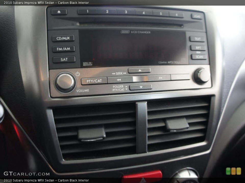 Carbon Black Interior Controls for the 2010 Subaru Impreza WRX Sedan #56118644