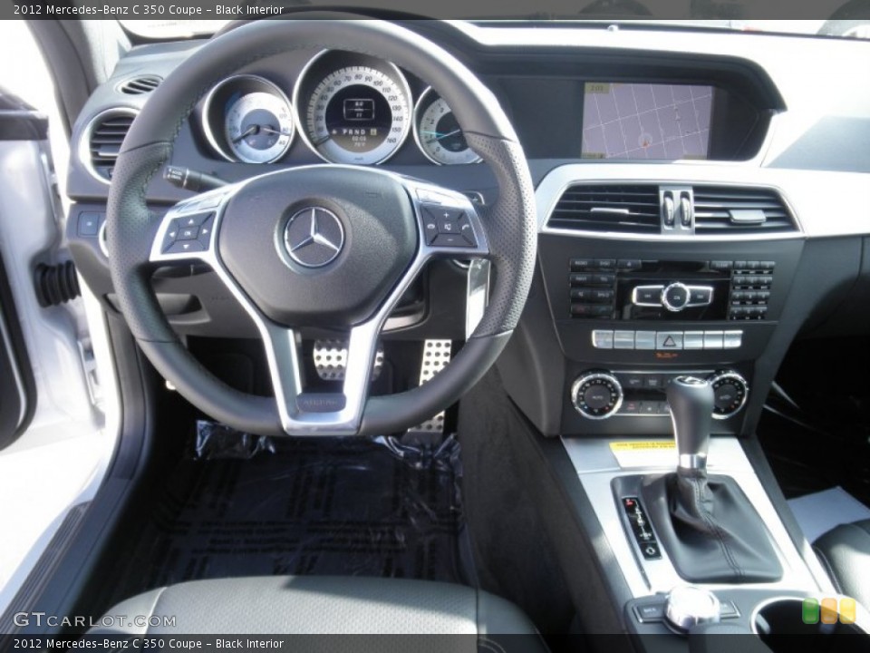 Black Interior Dashboard for the 2012 Mercedes-Benz C 350 Coupe #56118670