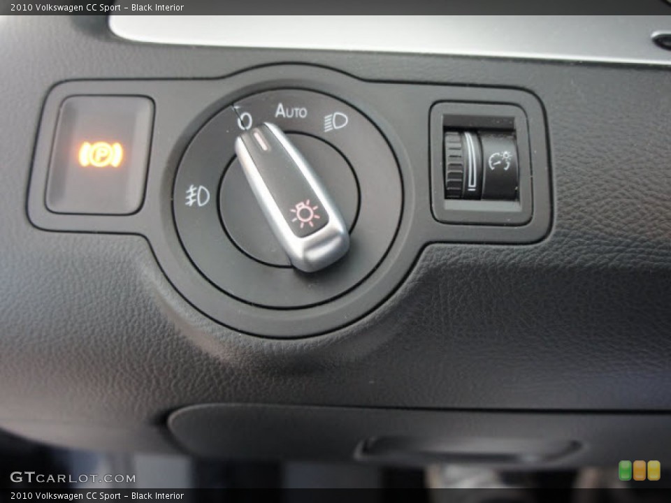 Black Interior Controls for the 2010 Volkswagen CC Sport #56118742