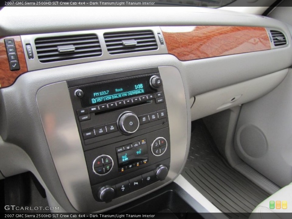 Dark Titanium/Light Titanium Interior Controls for the 2007 GMC Sierra 2500HD SLT Crew Cab 4x4 #56119064