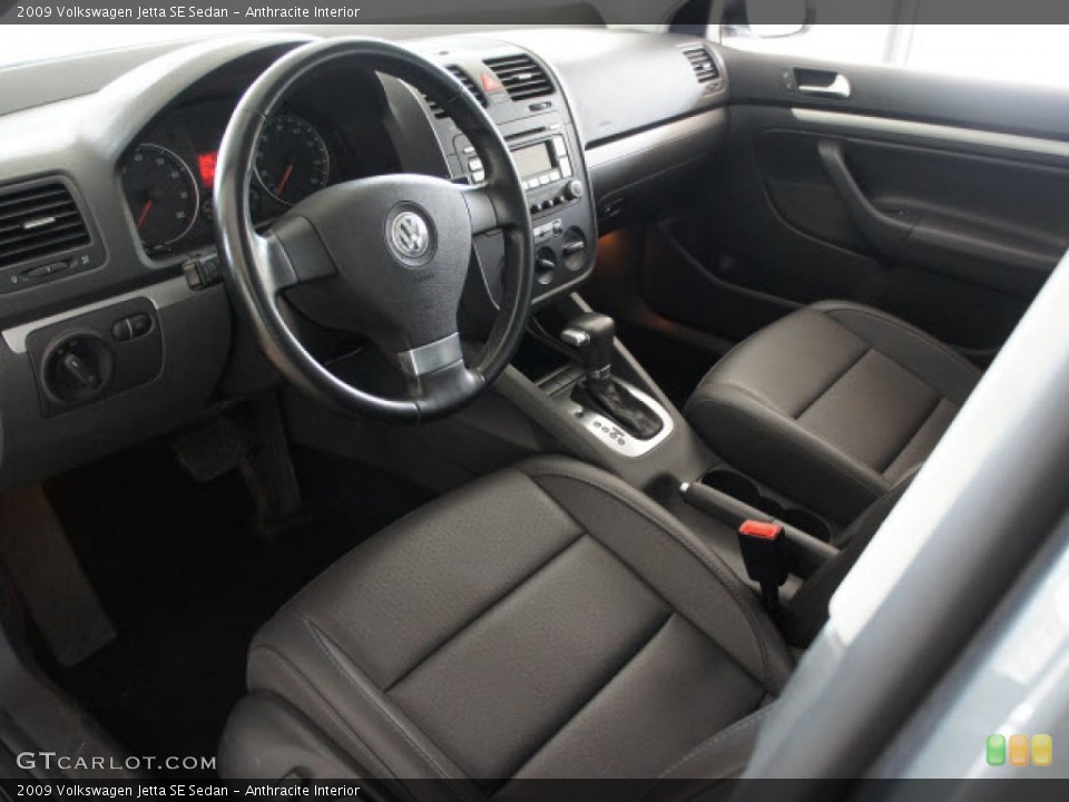 Anthracite Interior Photo for the 2009 Volkswagen Jetta SE Sedan #56119610