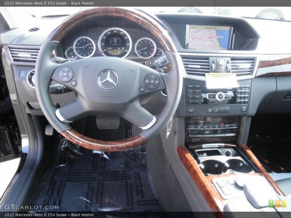 Black Interior Dashboard for the 2012 Mercedes-Benz E 350 Sedan #56119940