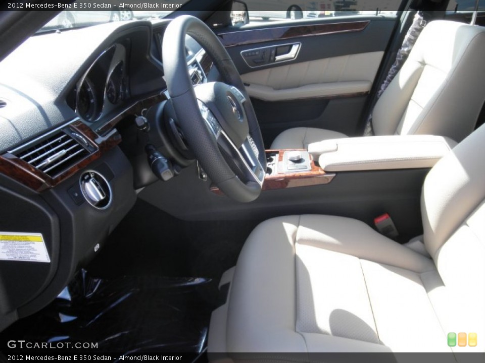 Almond/Black Interior Photo for the 2012 Mercedes-Benz E 350 Sedan #56120015