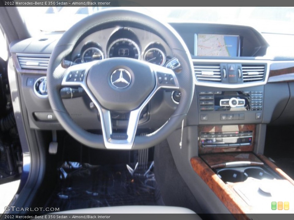 Almond/Black Interior Dashboard for the 2012 Mercedes-Benz E 350 Sedan #56120033
