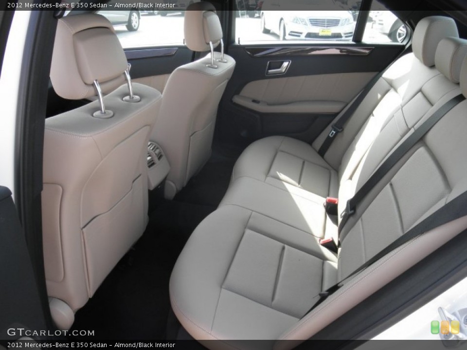 Almond/Black Interior Photo for the 2012 Mercedes-Benz E 350 Sedan #56120111