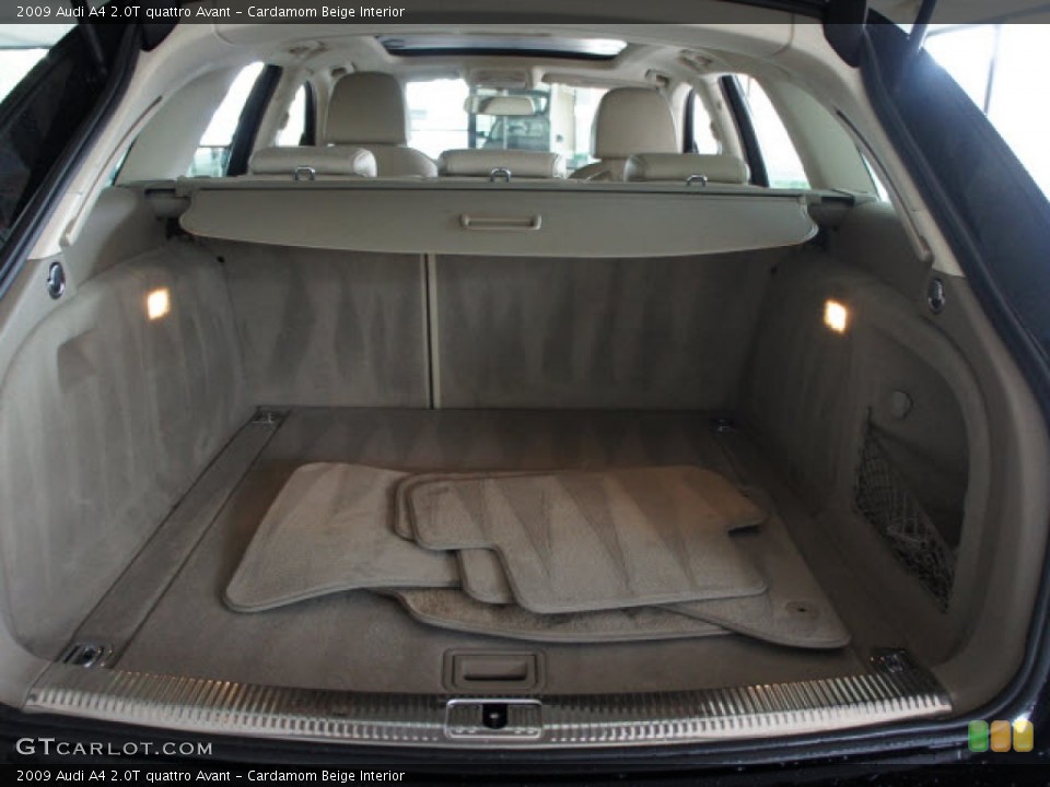 Cardamom Beige Interior Trunk for the 2009 Audi A4 2.0T quattro Avant #56120174