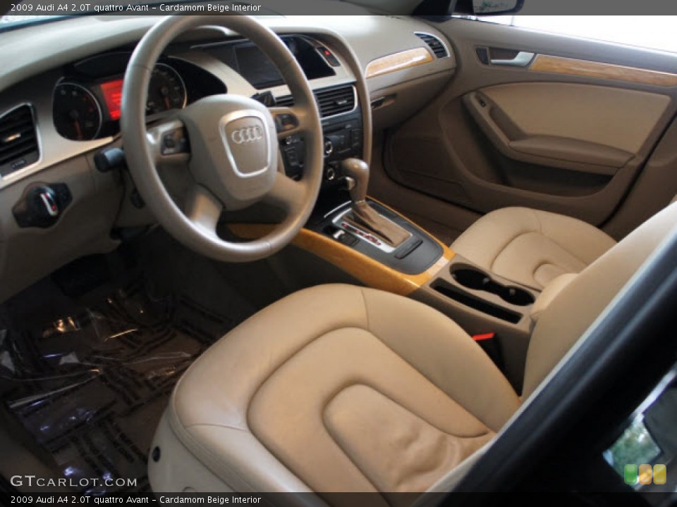 Cardamom Beige Interior Prime Interior for the 2009 Audi A4 2.0T quattro Avant #56120244