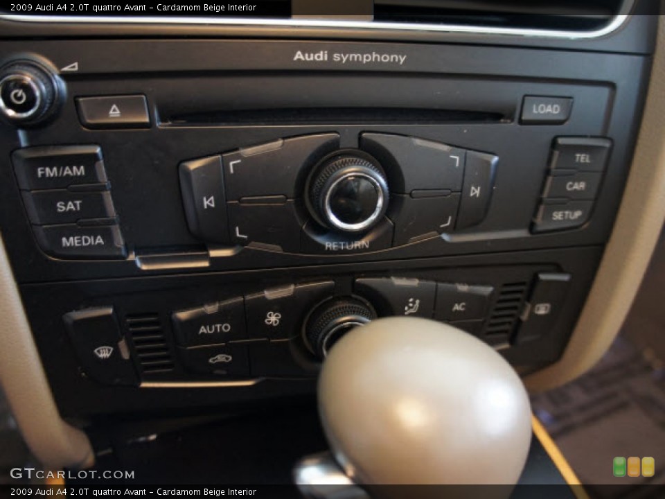 Cardamom Beige Interior Controls for the 2009 Audi A4 2.0T quattro Avant #56120253