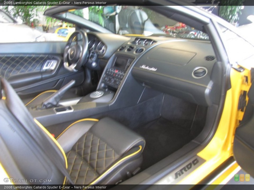 Nero Perseus Interior Photo for the 2008 Lamborghini Gallardo Spyder E-Gear #56120254