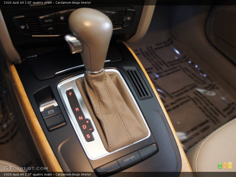 Cardamom Beige Interior Transmission for the 2009 Audi A4 2.0T quattro Avant #56120261
