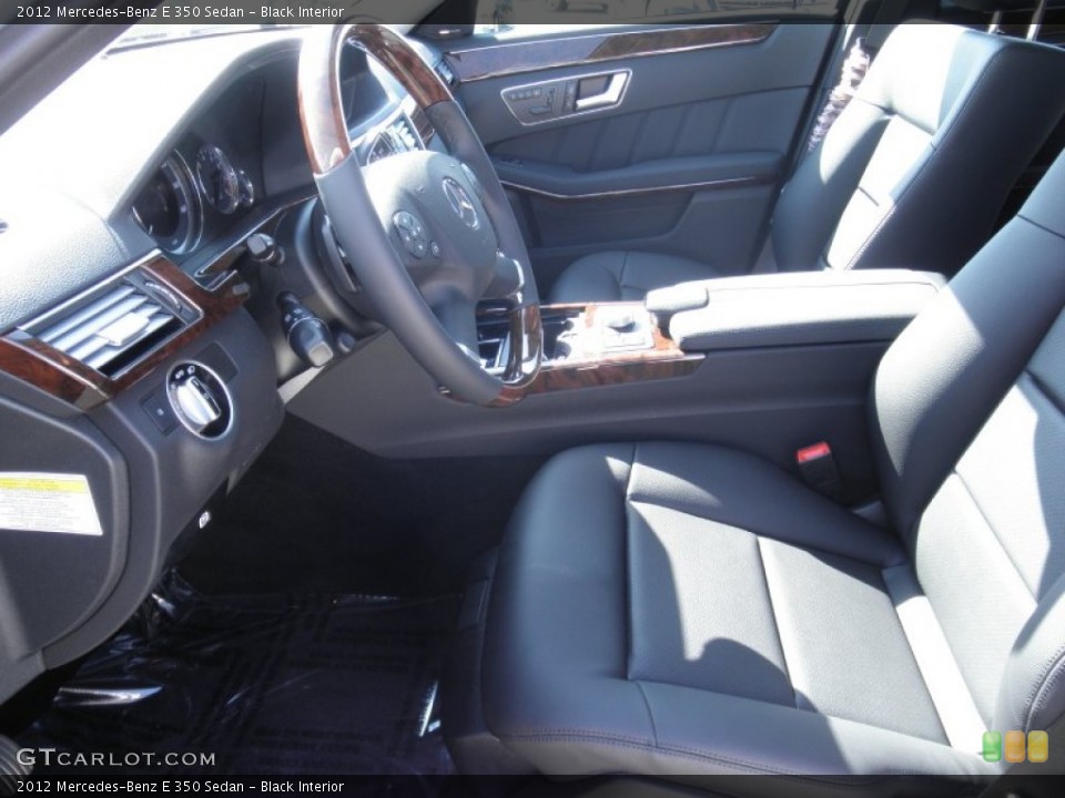 Black Interior Photo for the 2012 Mercedes-Benz E 350 Sedan #56120276