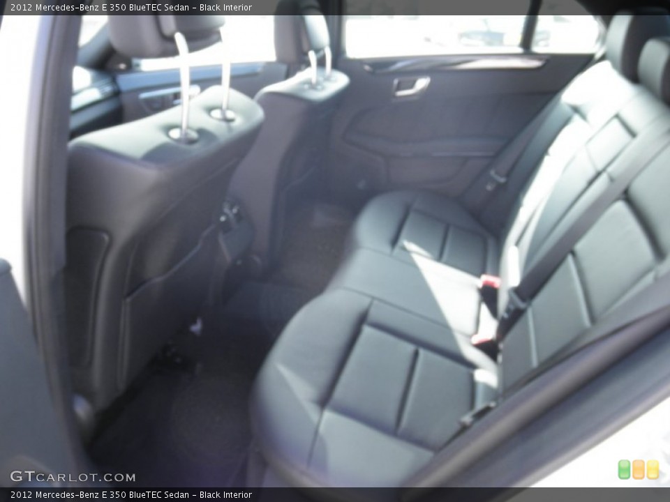 Black Interior Photo for the 2012 Mercedes-Benz E 350 BlueTEC Sedan #56120453