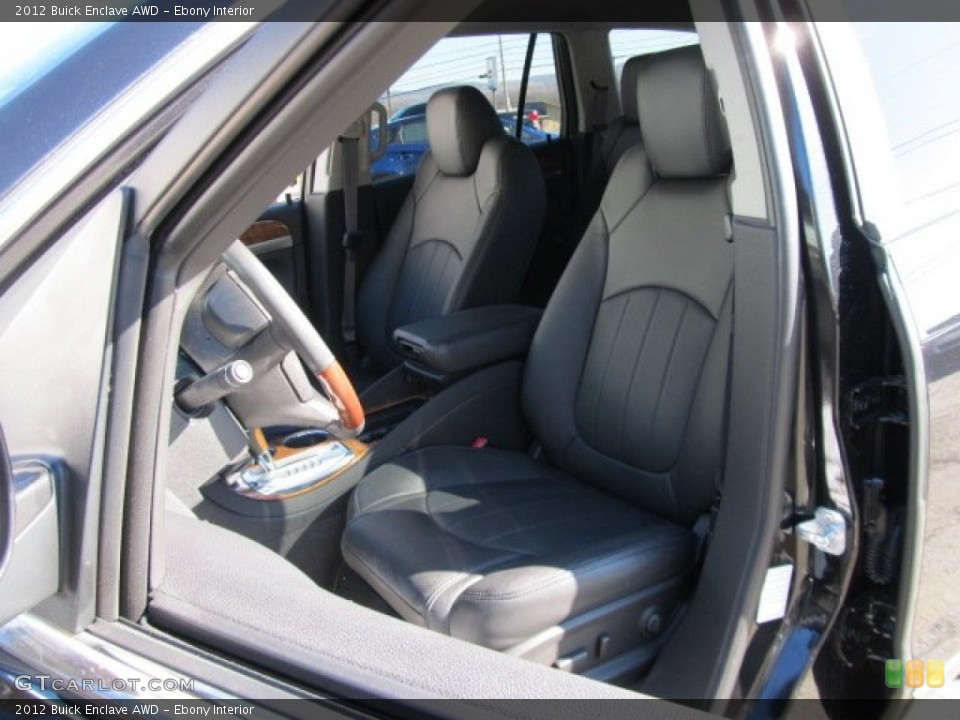 Ebony Interior Photo for the 2012 Buick Enclave AWD #56120648