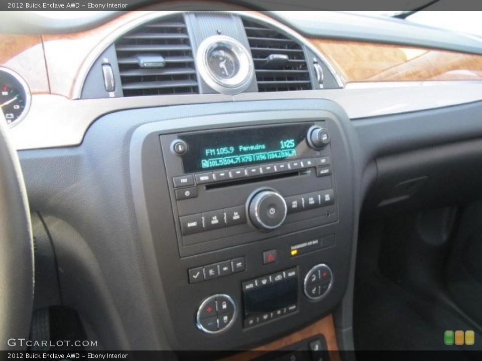 Ebony Interior Controls for the 2012 Buick Enclave AWD #56120659