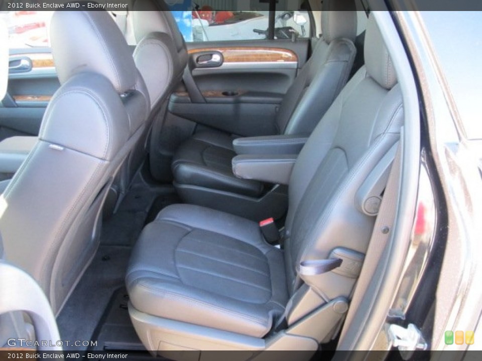 Ebony Interior Photo for the 2012 Buick Enclave AWD #56120744
