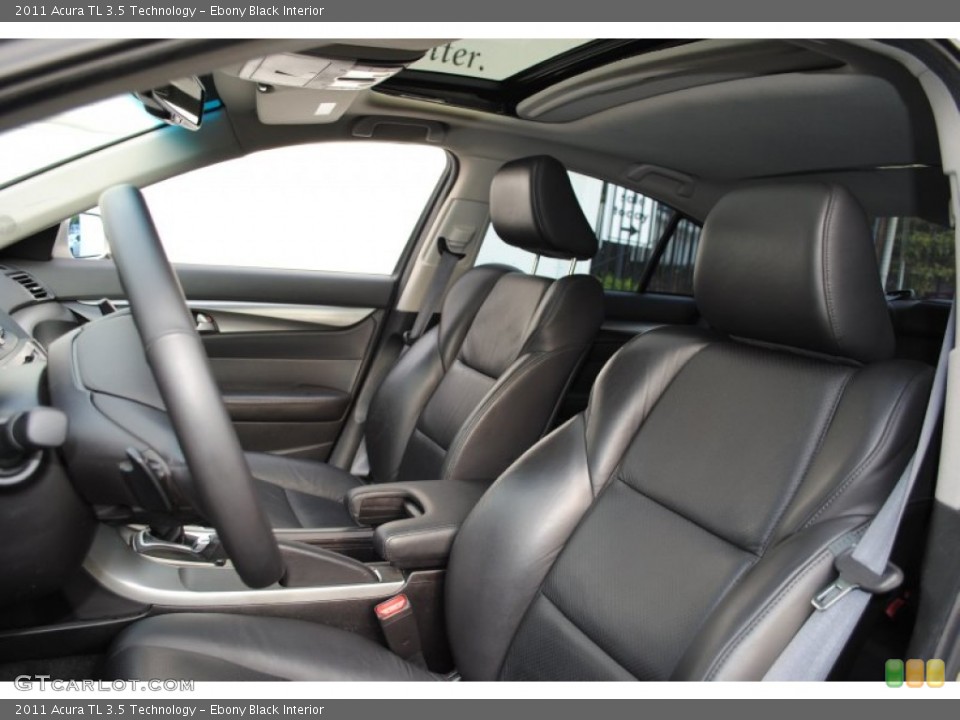 Ebony Black Interior Photo for the 2011 Acura TL 3.5 Technology #56122845