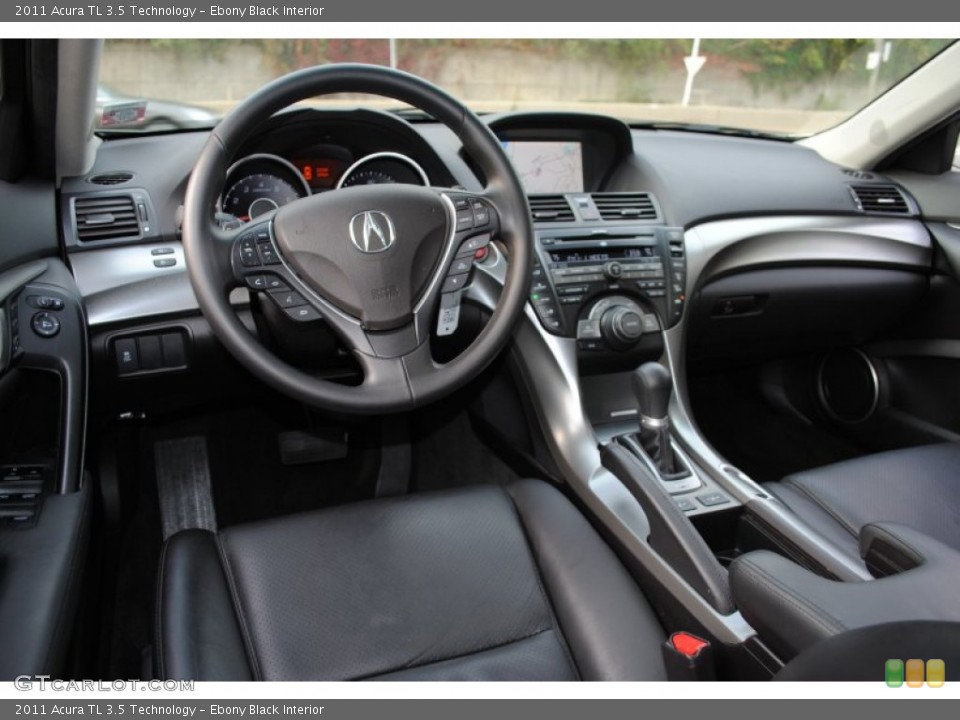 Ebony Black Interior Dashboard for the 2011 Acura TL 3.5 Technology #56122883