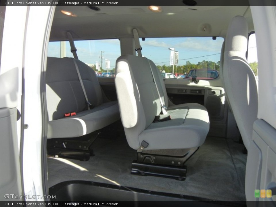 Medium Flint Interior Photo for the 2011 Ford E Series Van E350 XLT Passenger #56123696