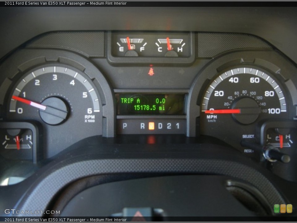 Medium Flint Interior Gauges for the 2011 Ford E Series Van E350 XLT Passenger #56123750