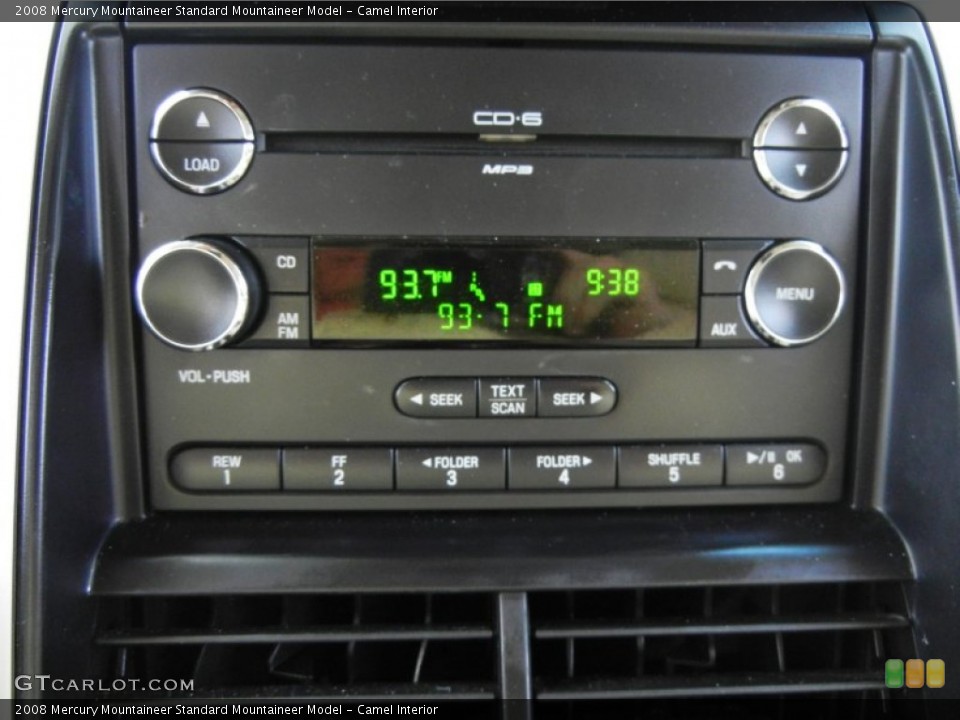 Camel Interior Audio System for the 2008 Mercury Mountaineer  #56124049