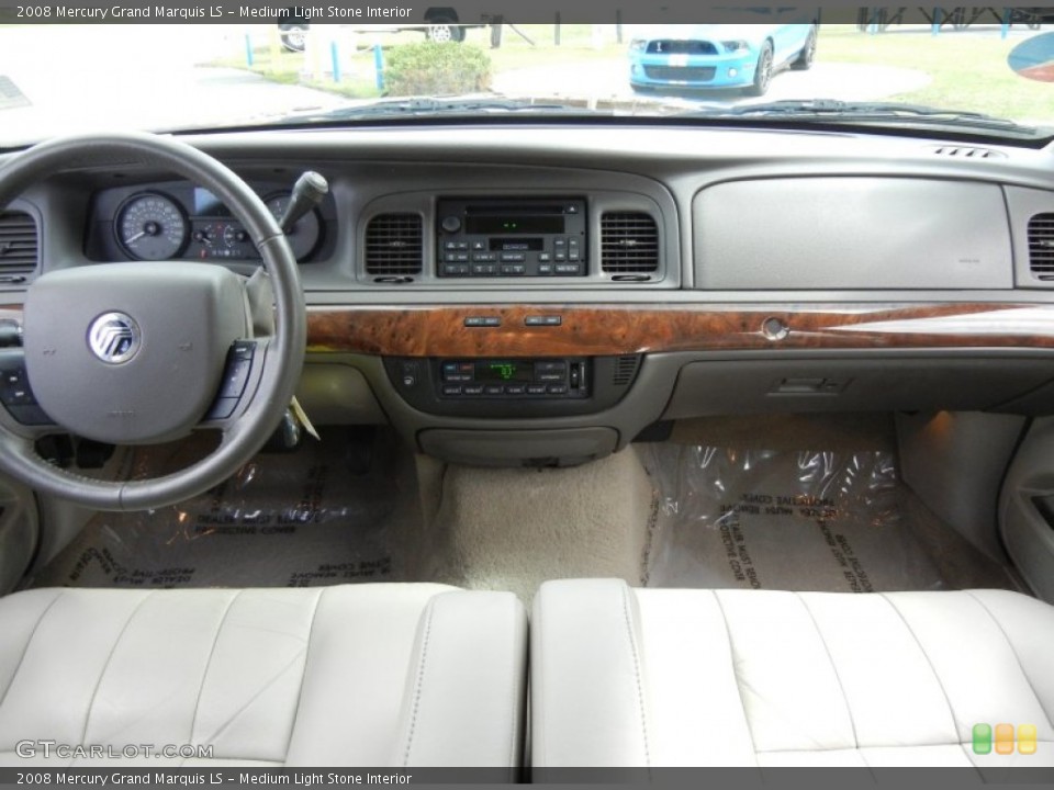 Medium Light Stone Interior Dashboard for the 2008 Mercury Grand Marquis LS #56124266