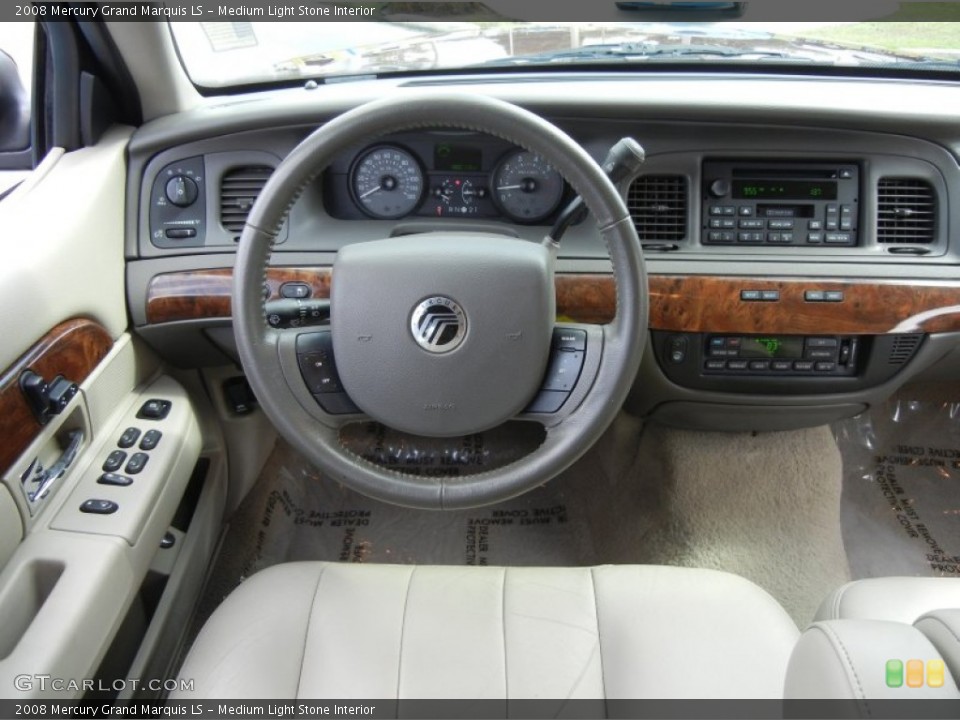 Medium Light Stone Interior Dashboard for the 2008 Mercury Grand Marquis LS #56124275