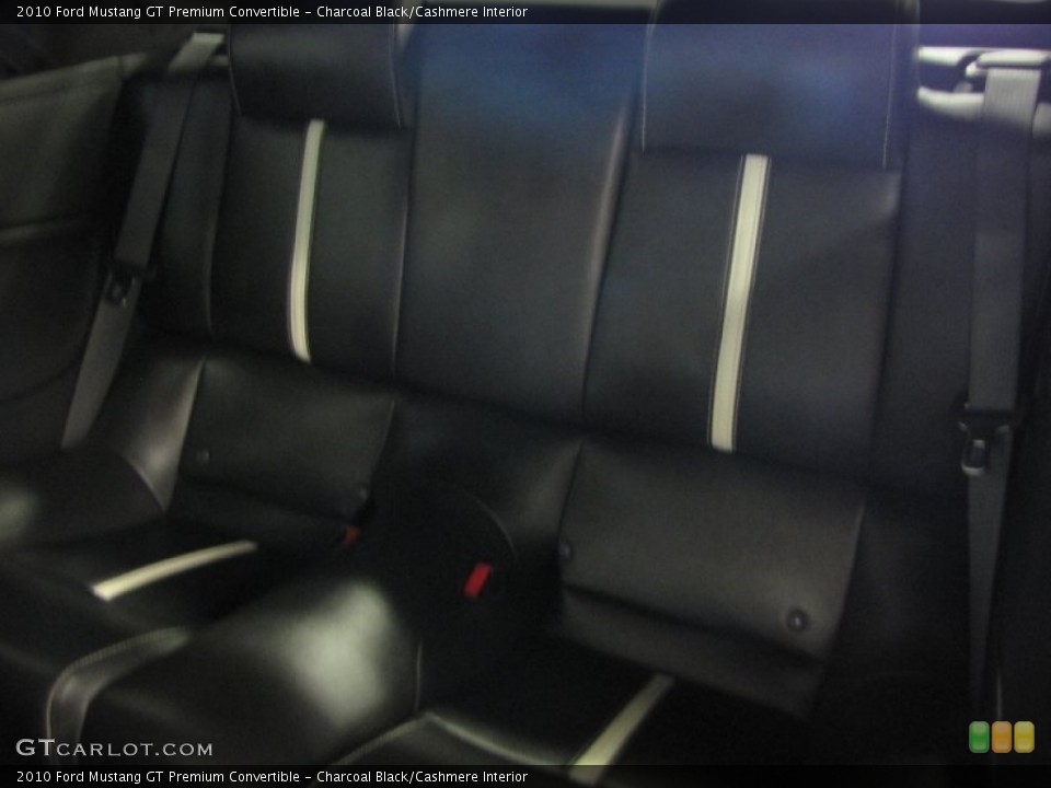 Charcoal Black/Cashmere Interior Photo for the 2010 Ford Mustang GT Premium Convertible #56124698