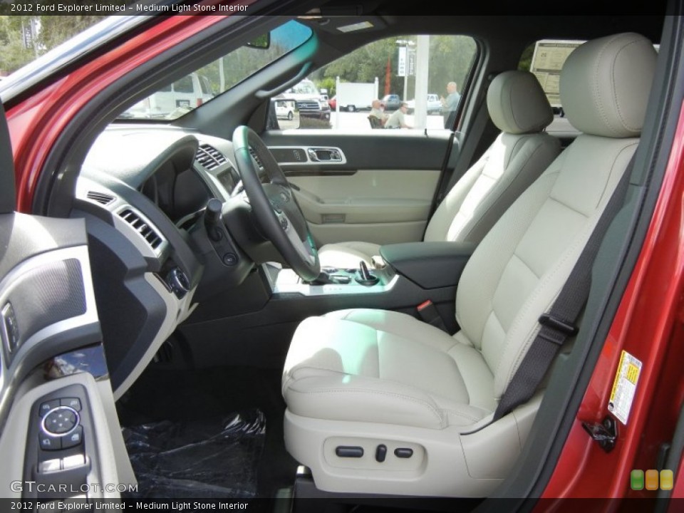 Medium Light Stone Interior Photo for the 2012 Ford Explorer Limited #56125604