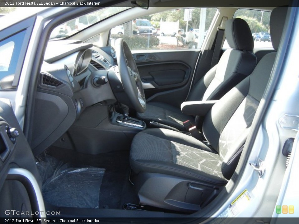 Charcoal Black Interior Photo for the 2012 Ford Fiesta SEL Sedan #56125733