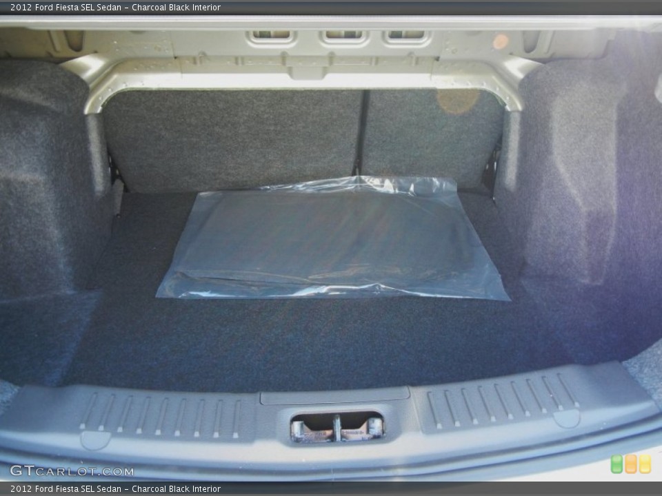 Charcoal Black Interior Trunk for the 2012 Ford Fiesta SEL Sedan #56125766